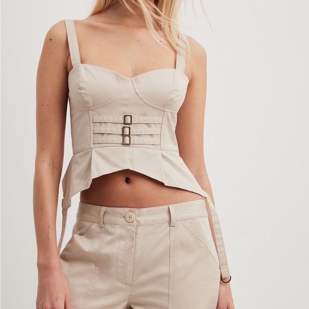 Cargo Beige Corset Top